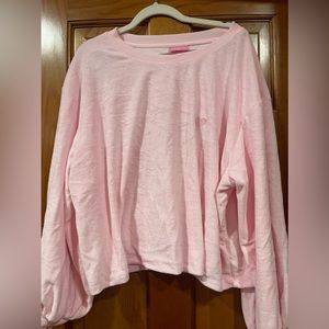 NWT Stoney Clover Lane terry cropped sweatshirt